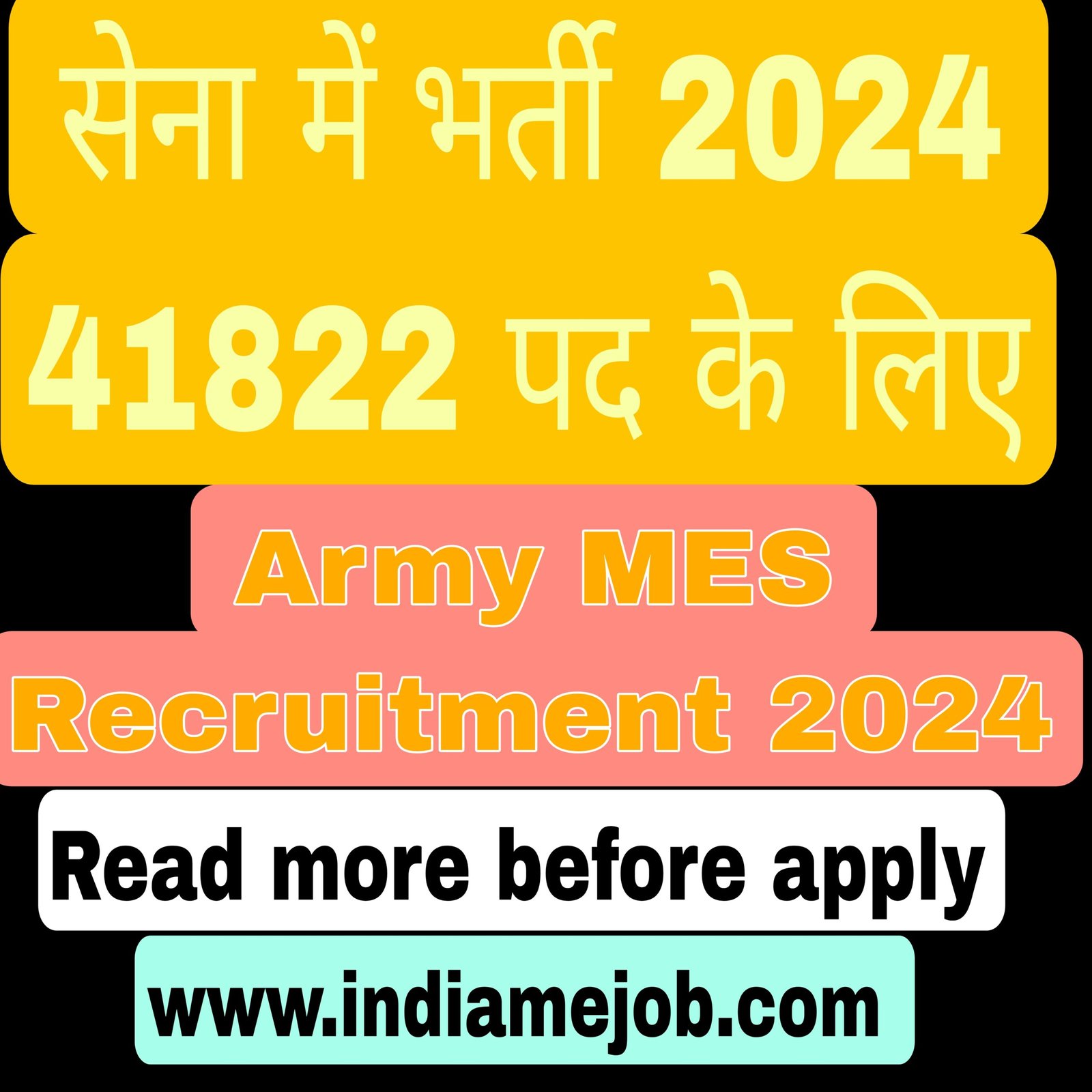 Army MES Recruitment 2024