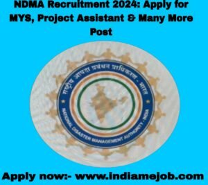 NDMA Recruitment 2024