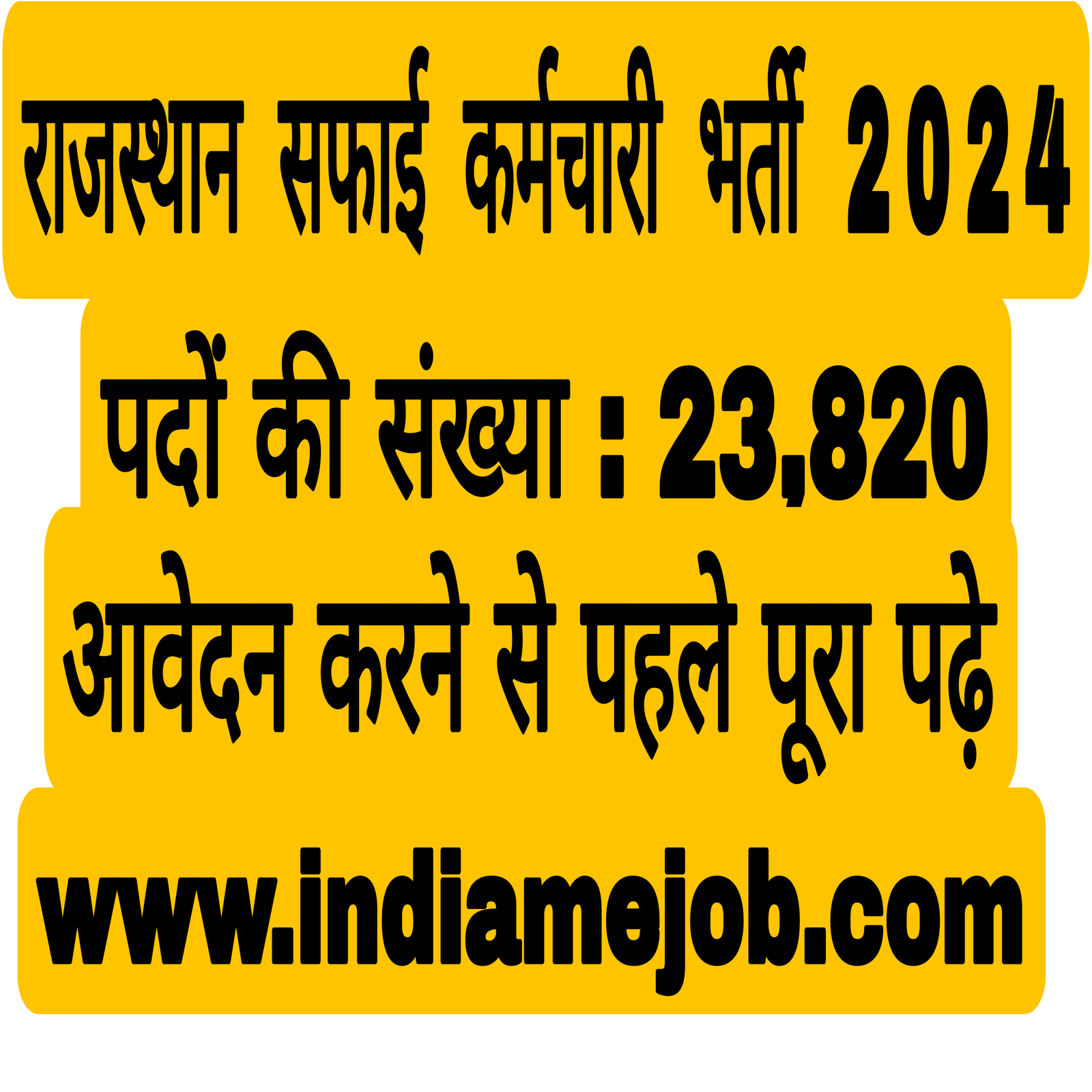 Rajasthan Safai Karamchari Bharti 2024: